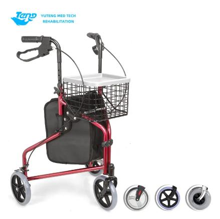 Alin ang mas mahusay ， isang tatlong gulong o apat na wheel rollator?