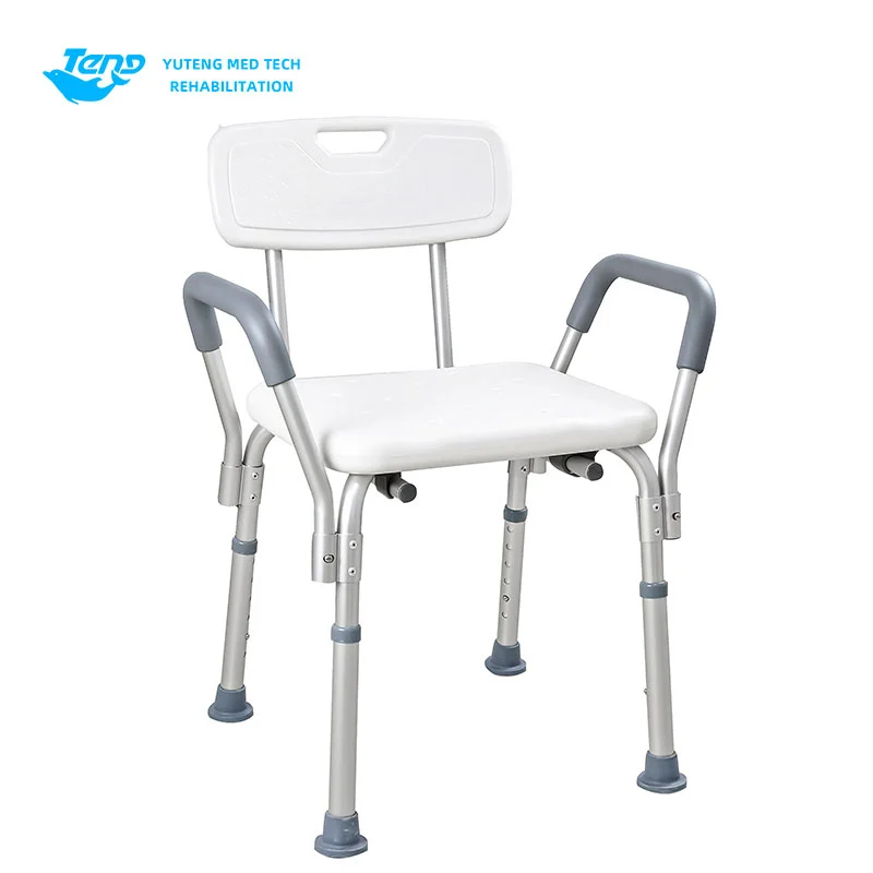 Ang aluminyo na upuan ng bathing na may mga armrests