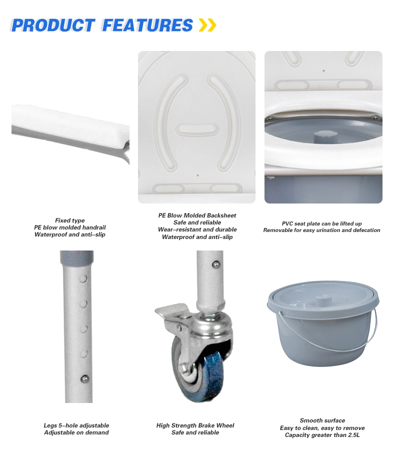 Foldable Commode Chair