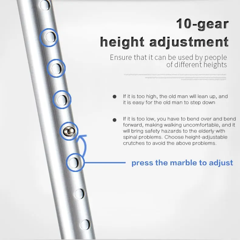 Adjustable Elbow Crutch