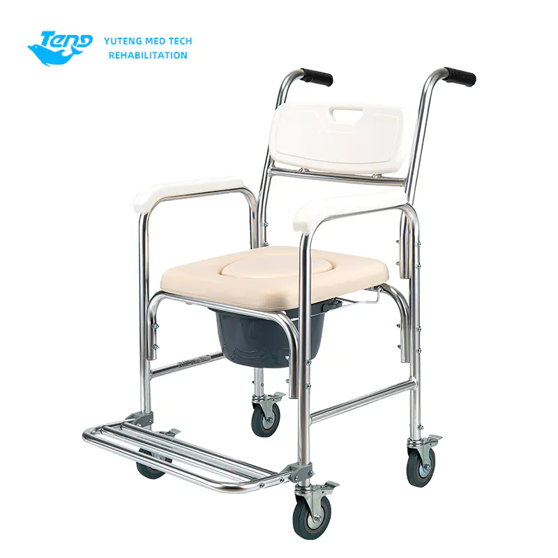 Iron commode wheelchair
