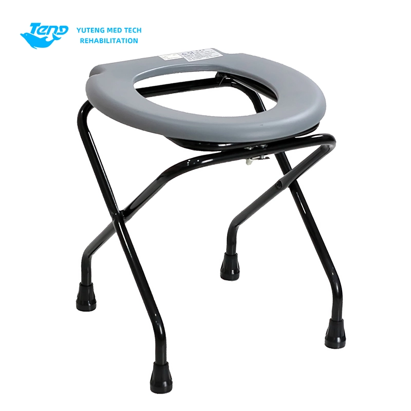 Portable Steel Folding Toilet Chair