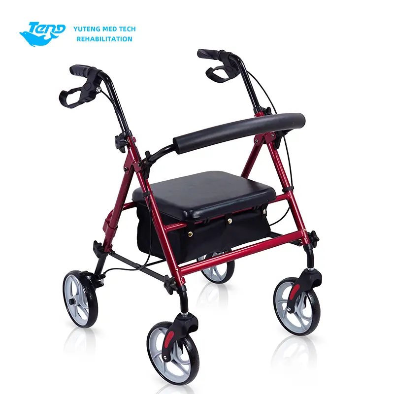 Rollator Walker na may upuan at basket